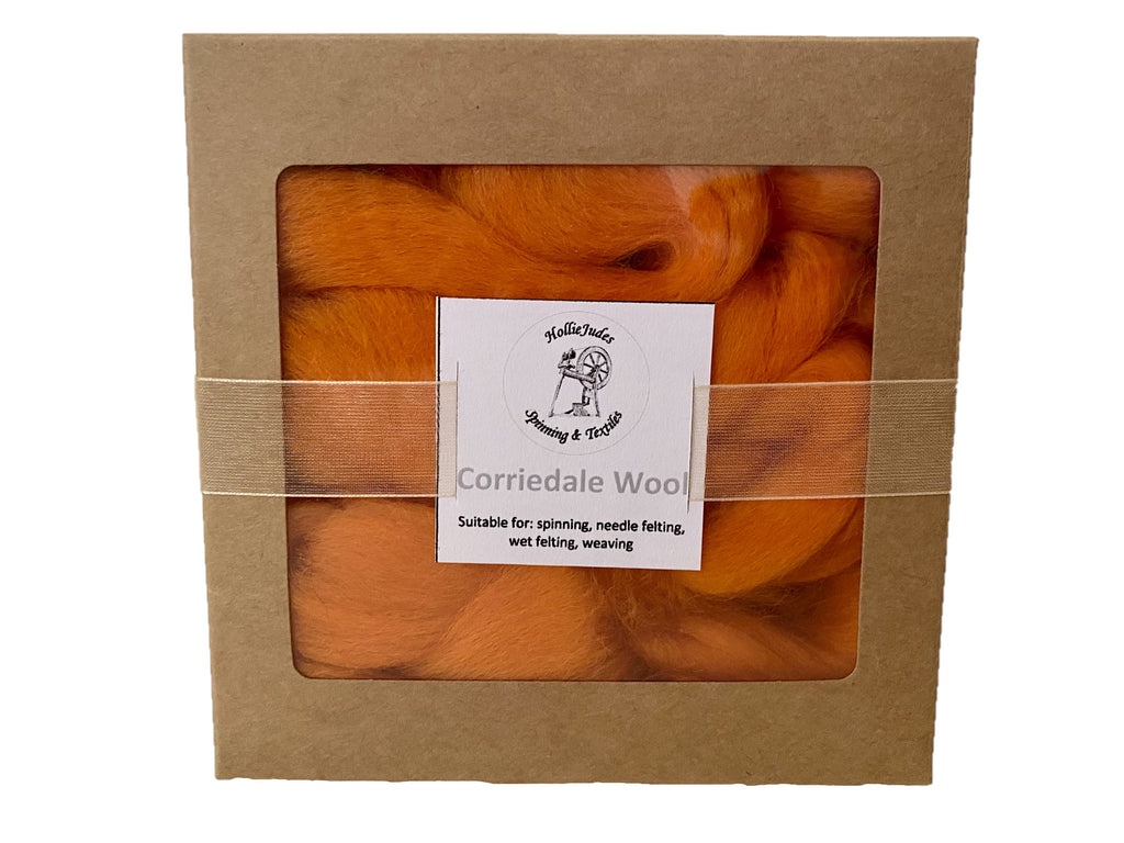 Corriedale Fleece Orange