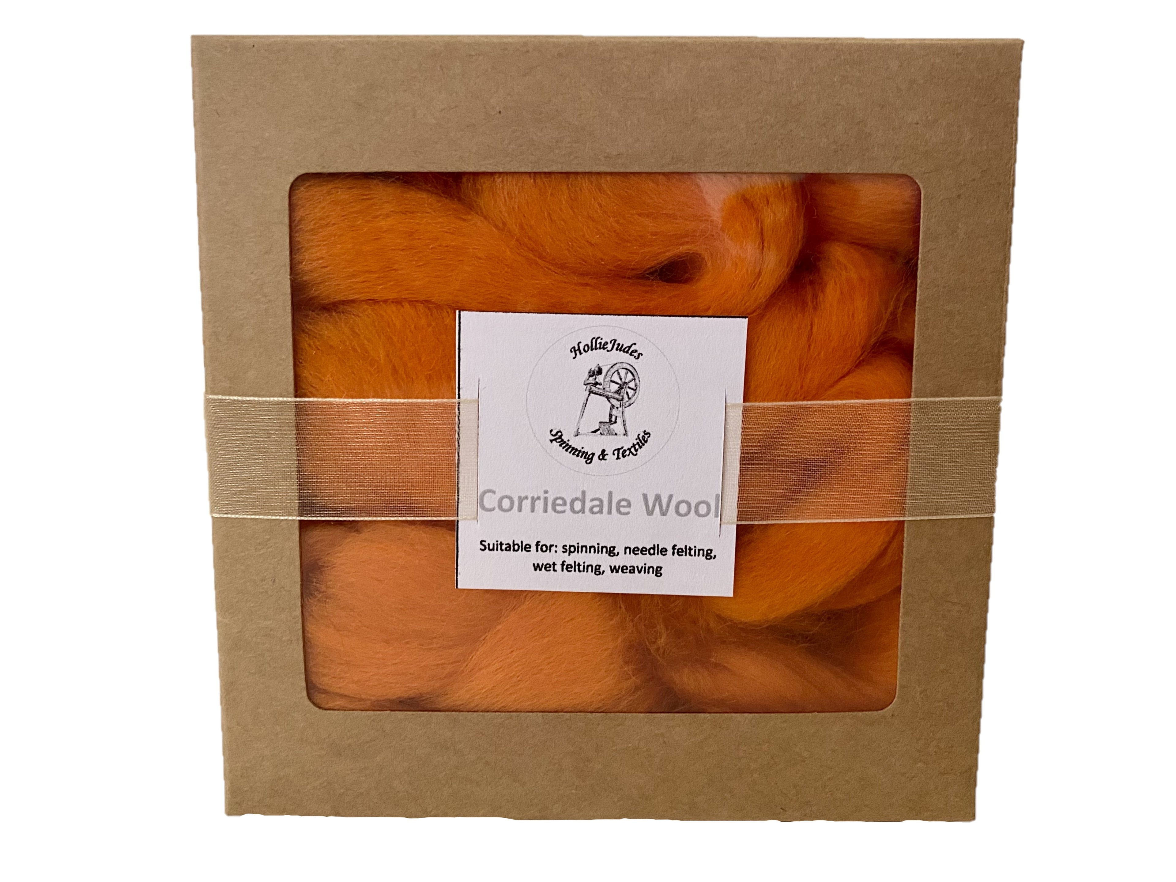 Corriedale Fleece Orange