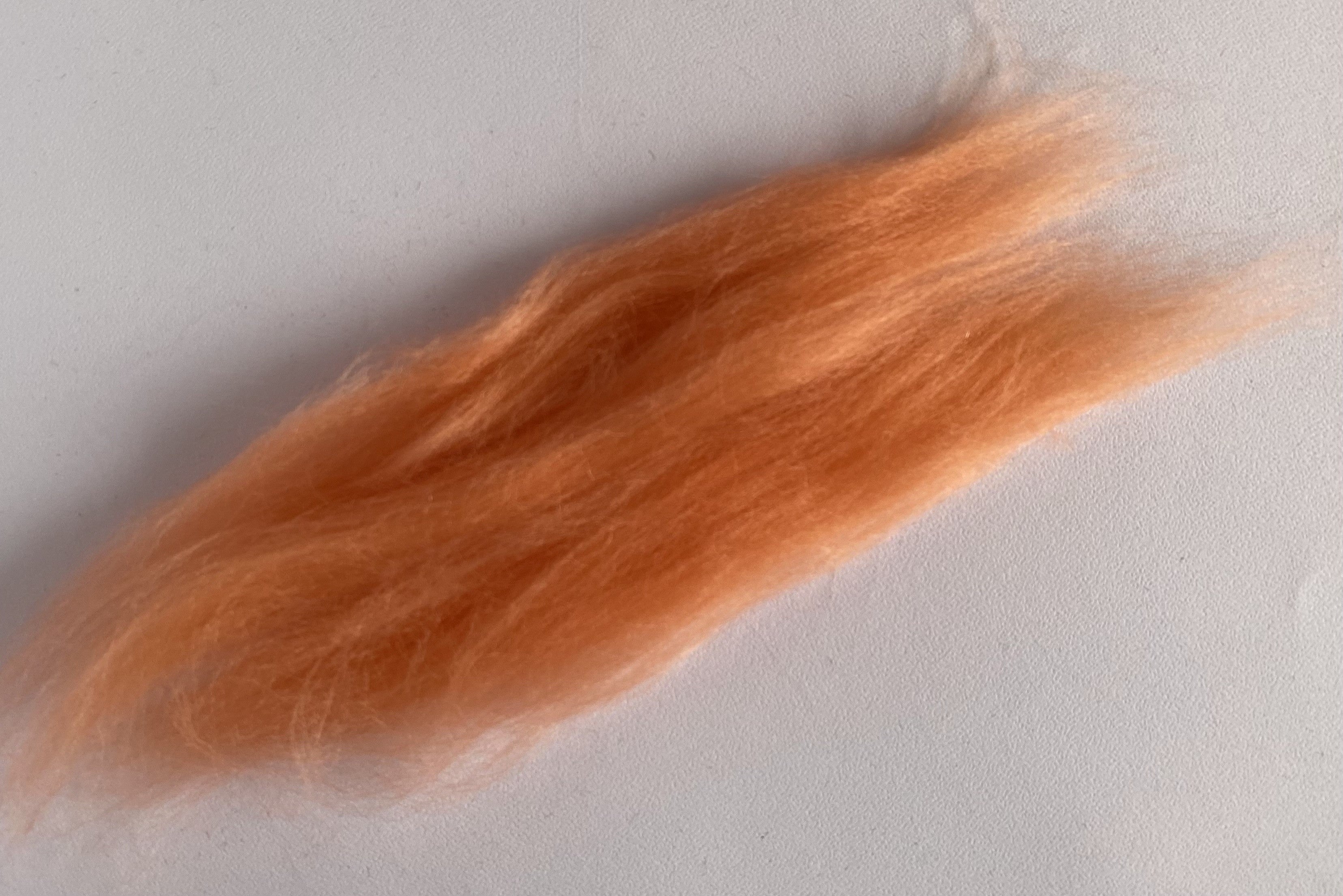 Corriedale Fleece Pastel Orange