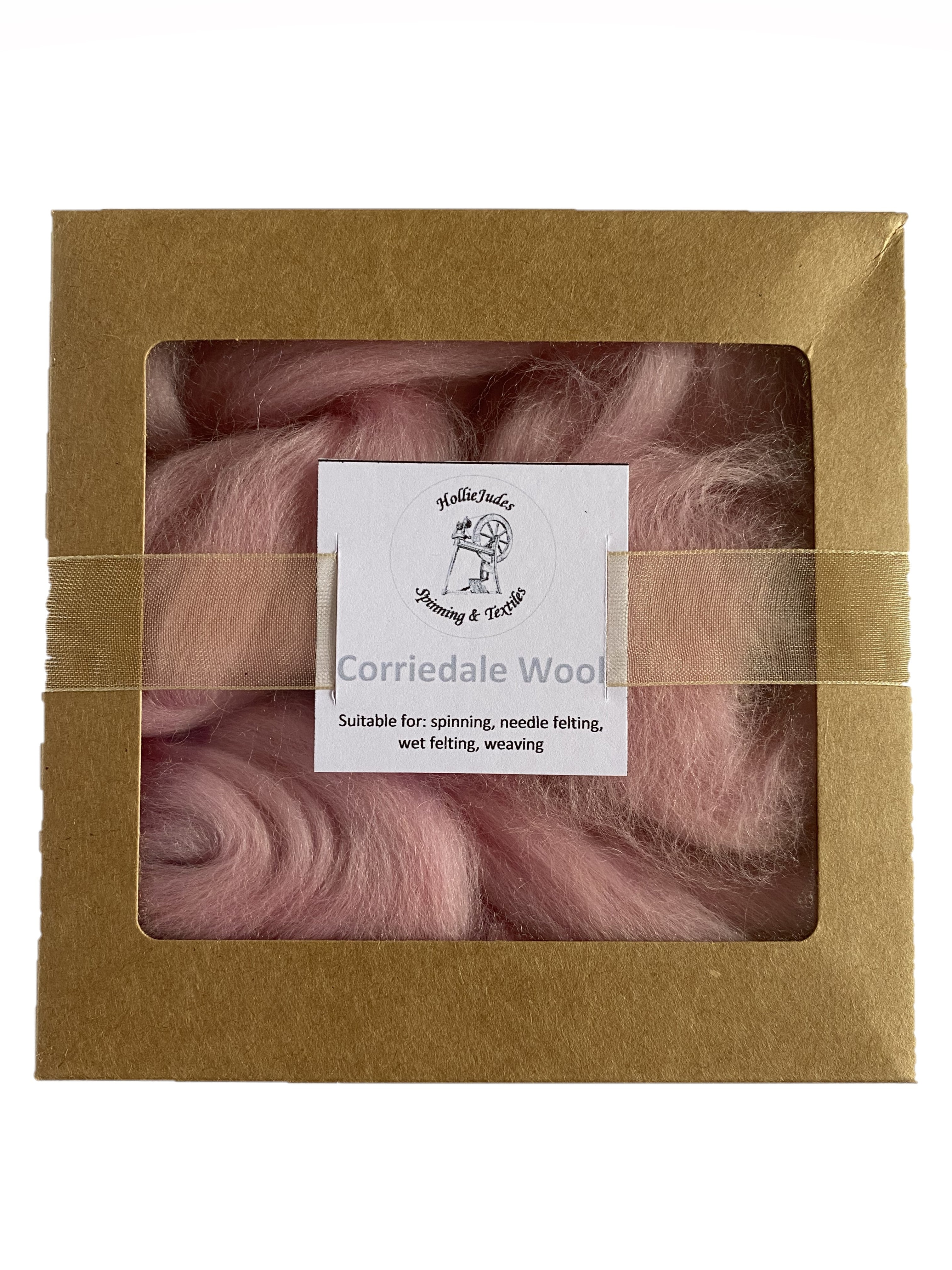 Corriedale Fleece Pastel Pink