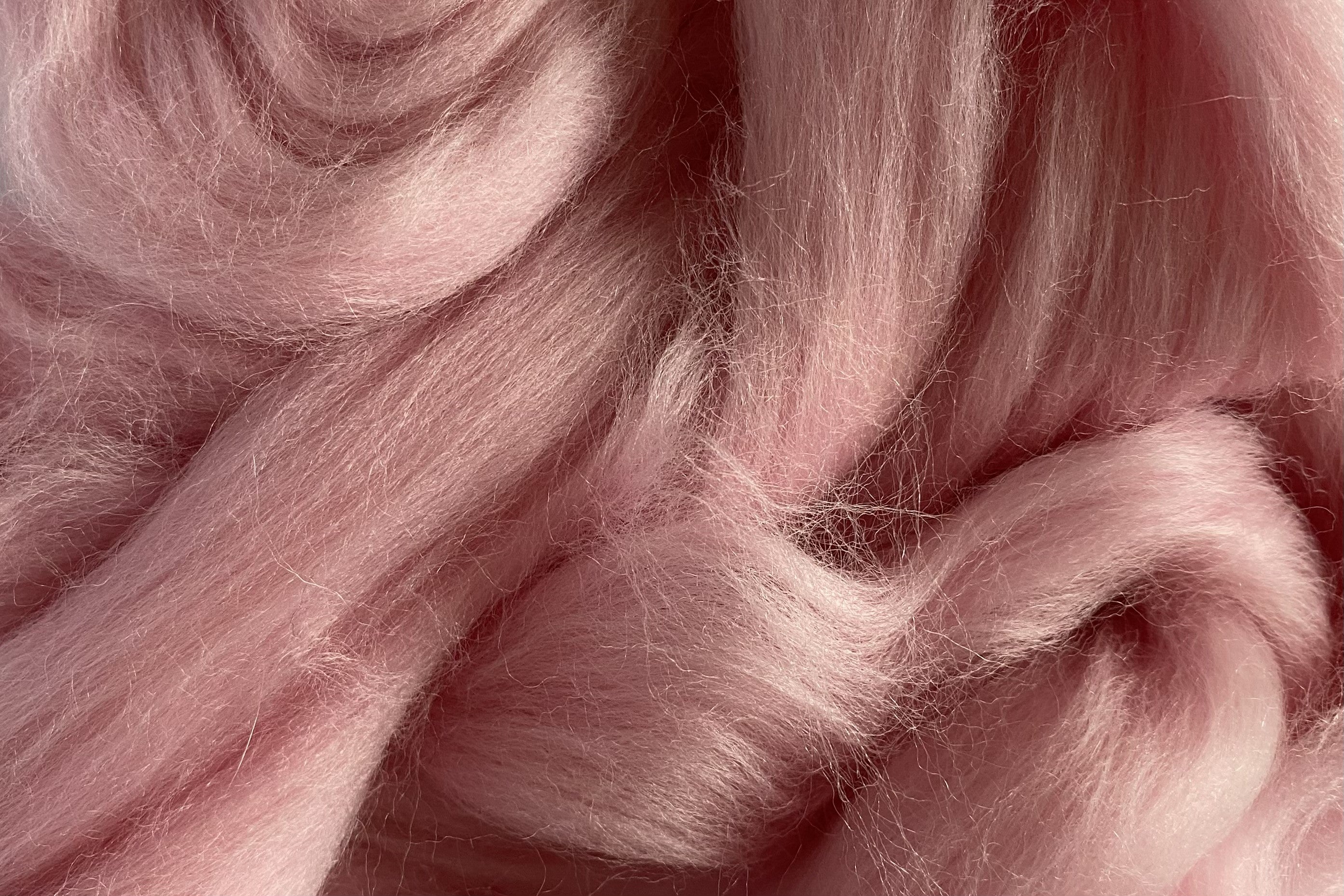 Corriedale Fleece Pastel Pink