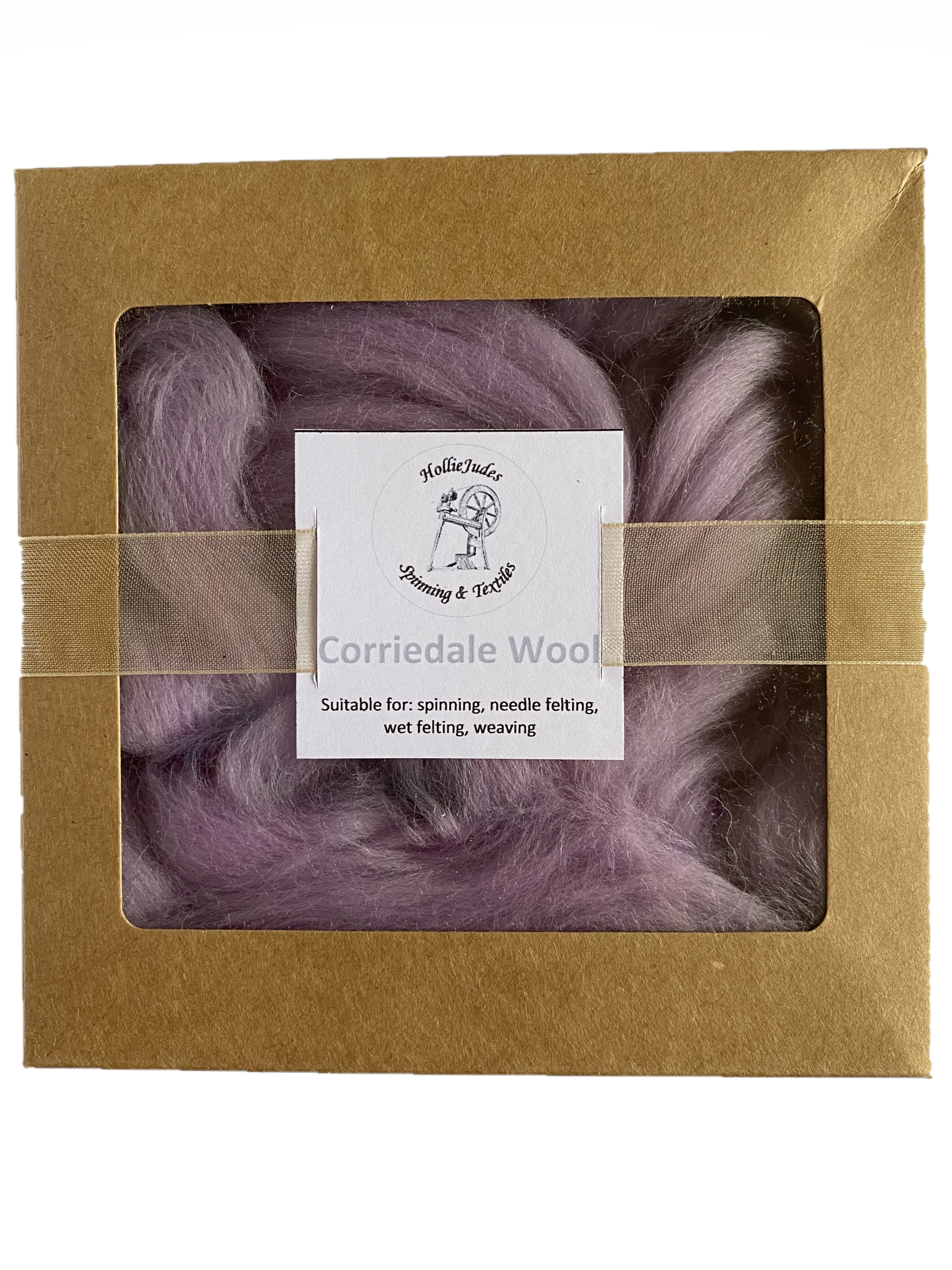 Corriedale Fleece Pastel Purple