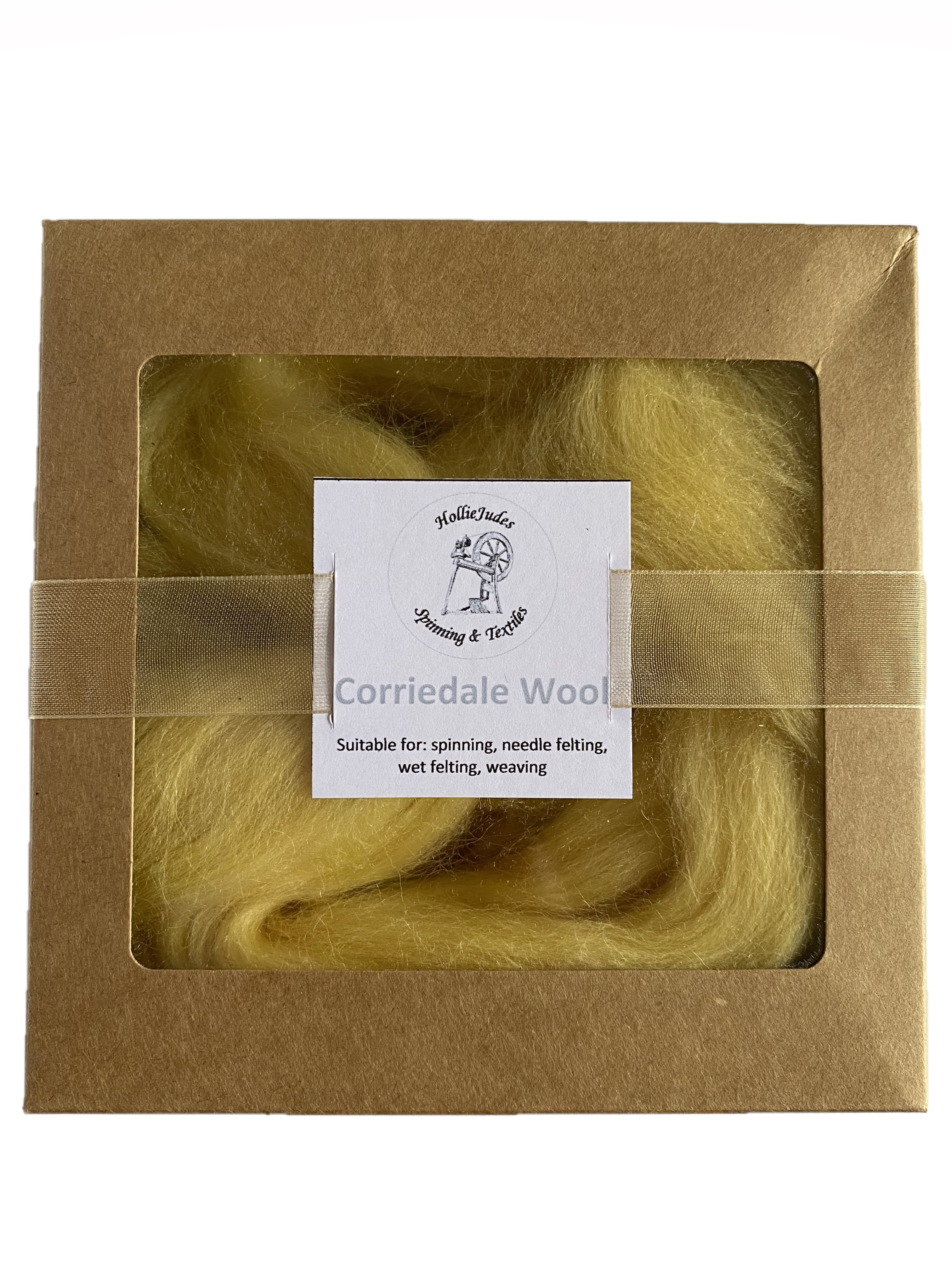 Corriedale Fleece Pastel Yellow