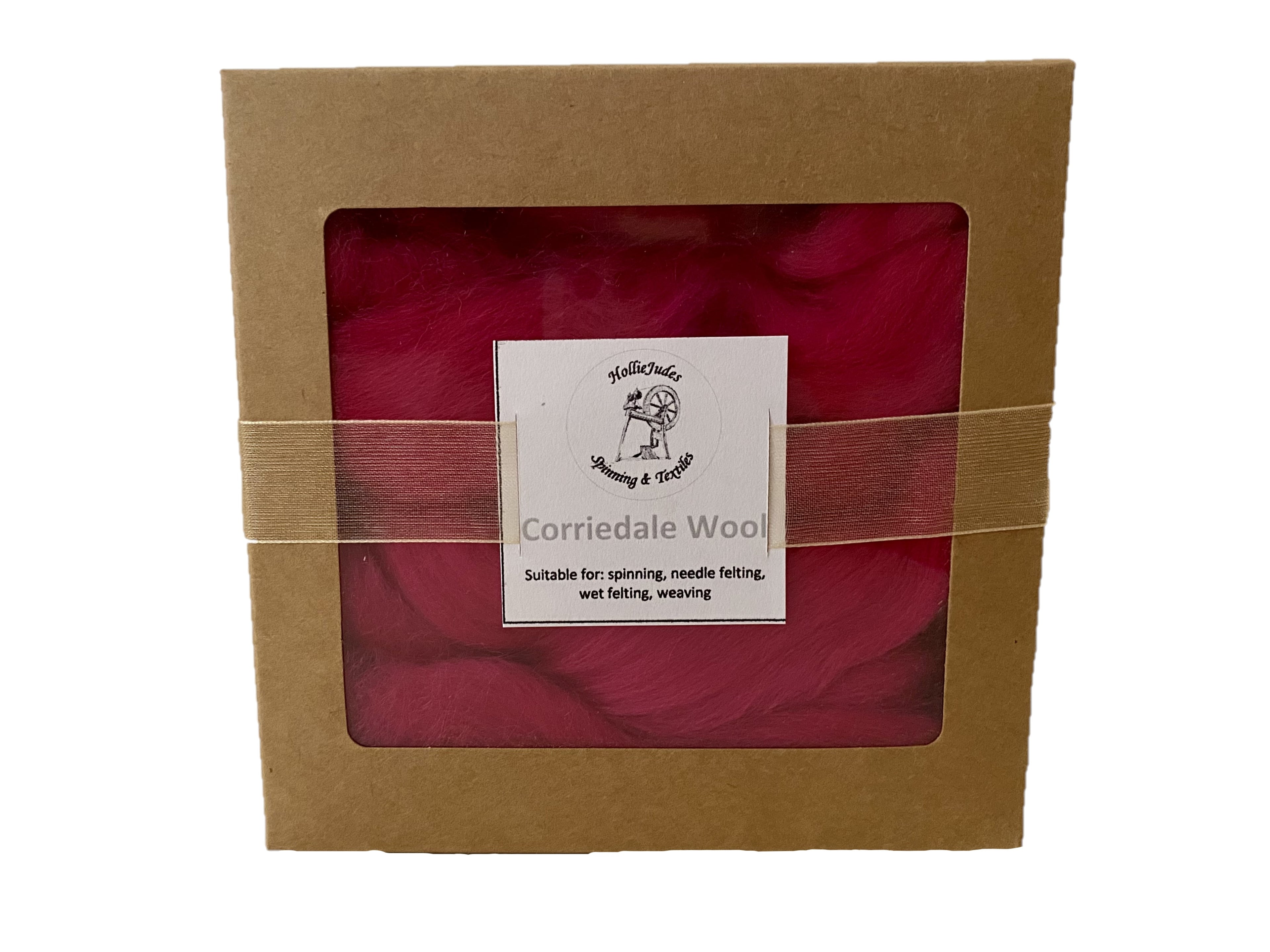 Corriedale Fleece Pink