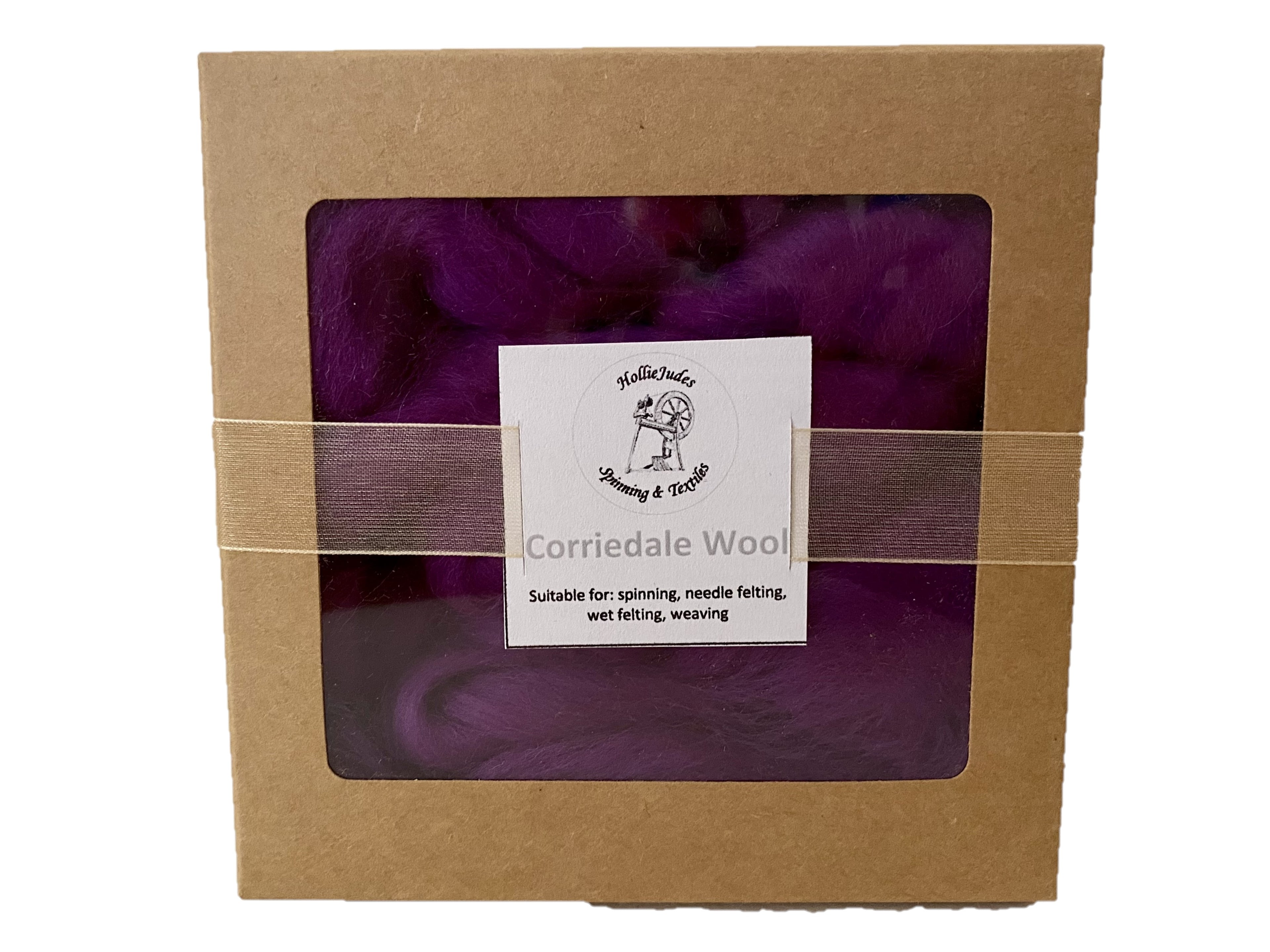 Corriedale Fleece Purple