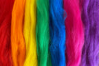 Corriedale Fleece Rainbow