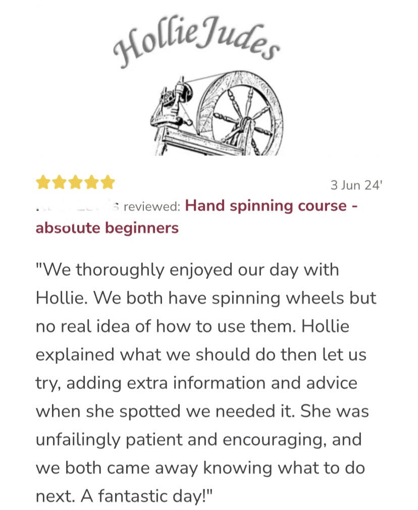 Hand Spinning Course - Absolute Beginners