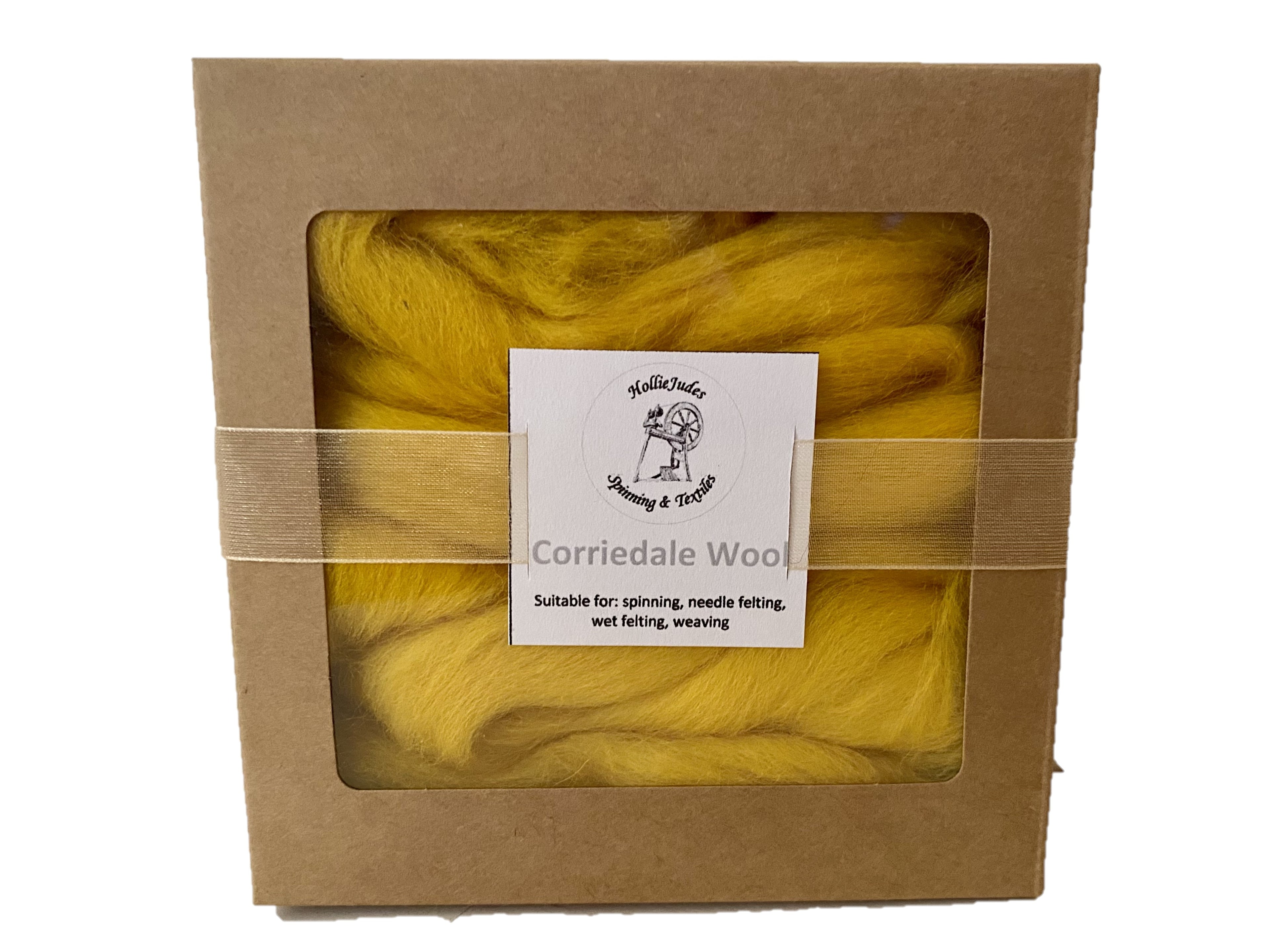Corriedale Fleece Yellow